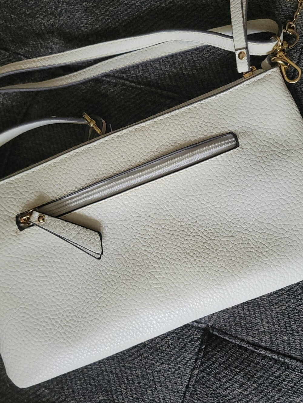 Jessica Simpson White Floral Applique Two Way Crossbody - Picture 7 of 13
